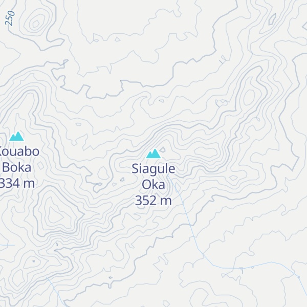 Map of Siagule Oka