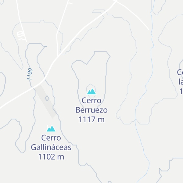 Map of Cerro Berruezo