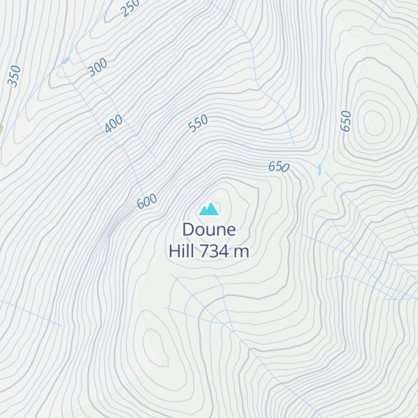 Map of Doune Hill