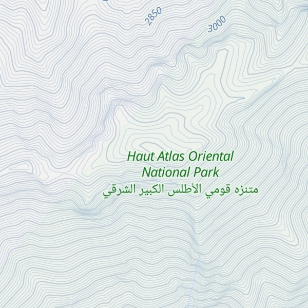 Map of Jebel Tattiouine
