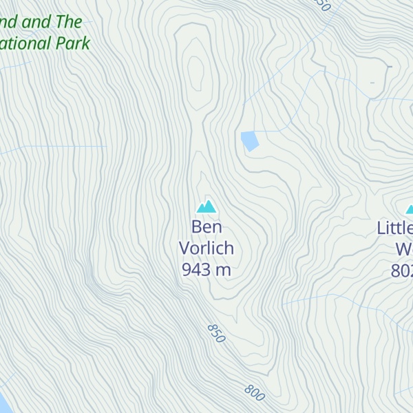 Map of Ben Vorlich