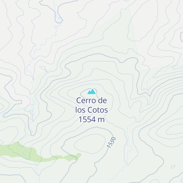 Map of Cerro de los Cotos