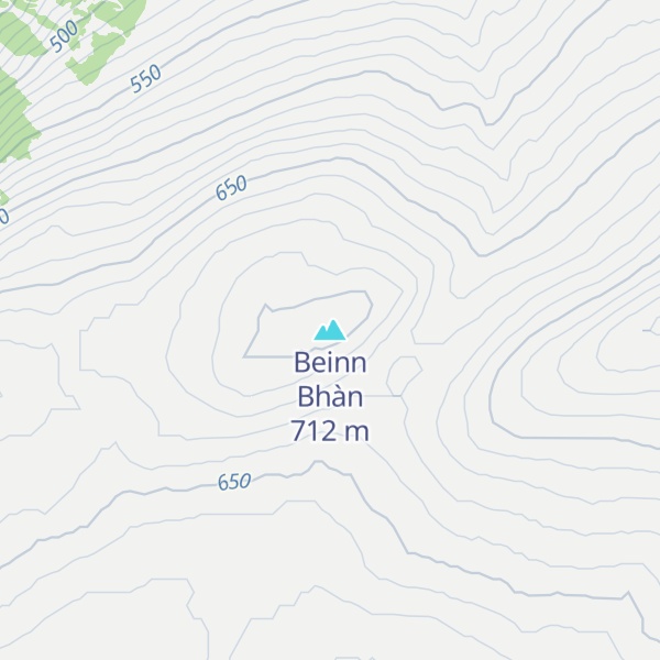 Map of Beinn Bhàn