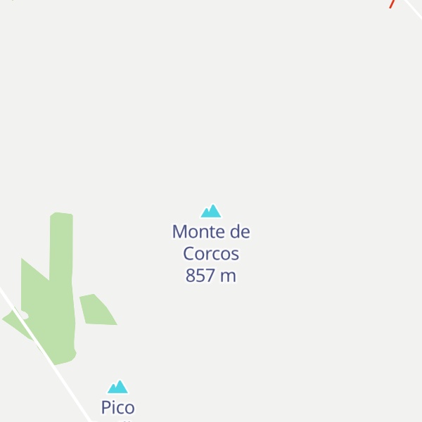 Map of Monte de Corcos