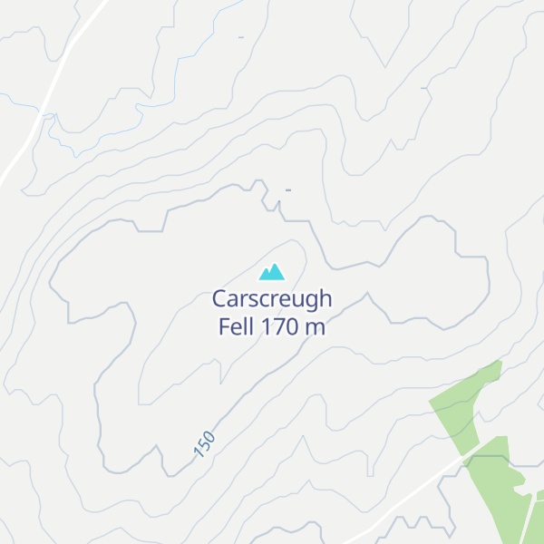 Map of Carscreugh Fell