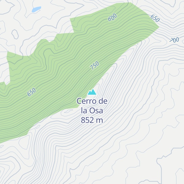 Map of Cerro de la Osa