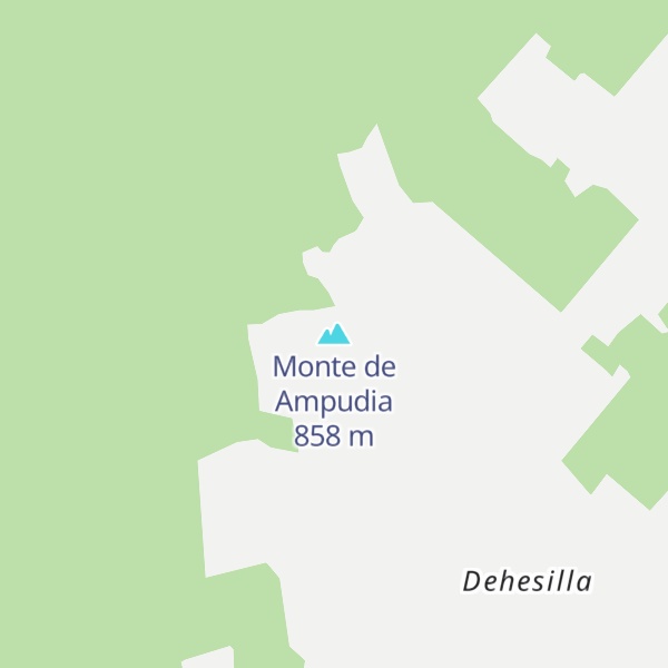 Map of Monte de Ampudia