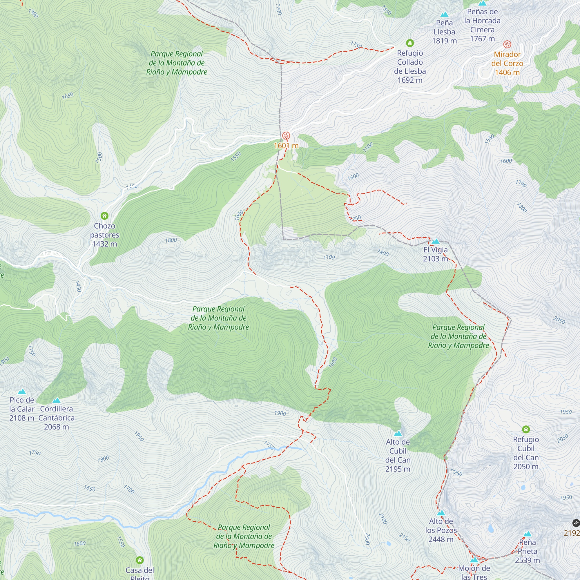 Cabaña Naranco map