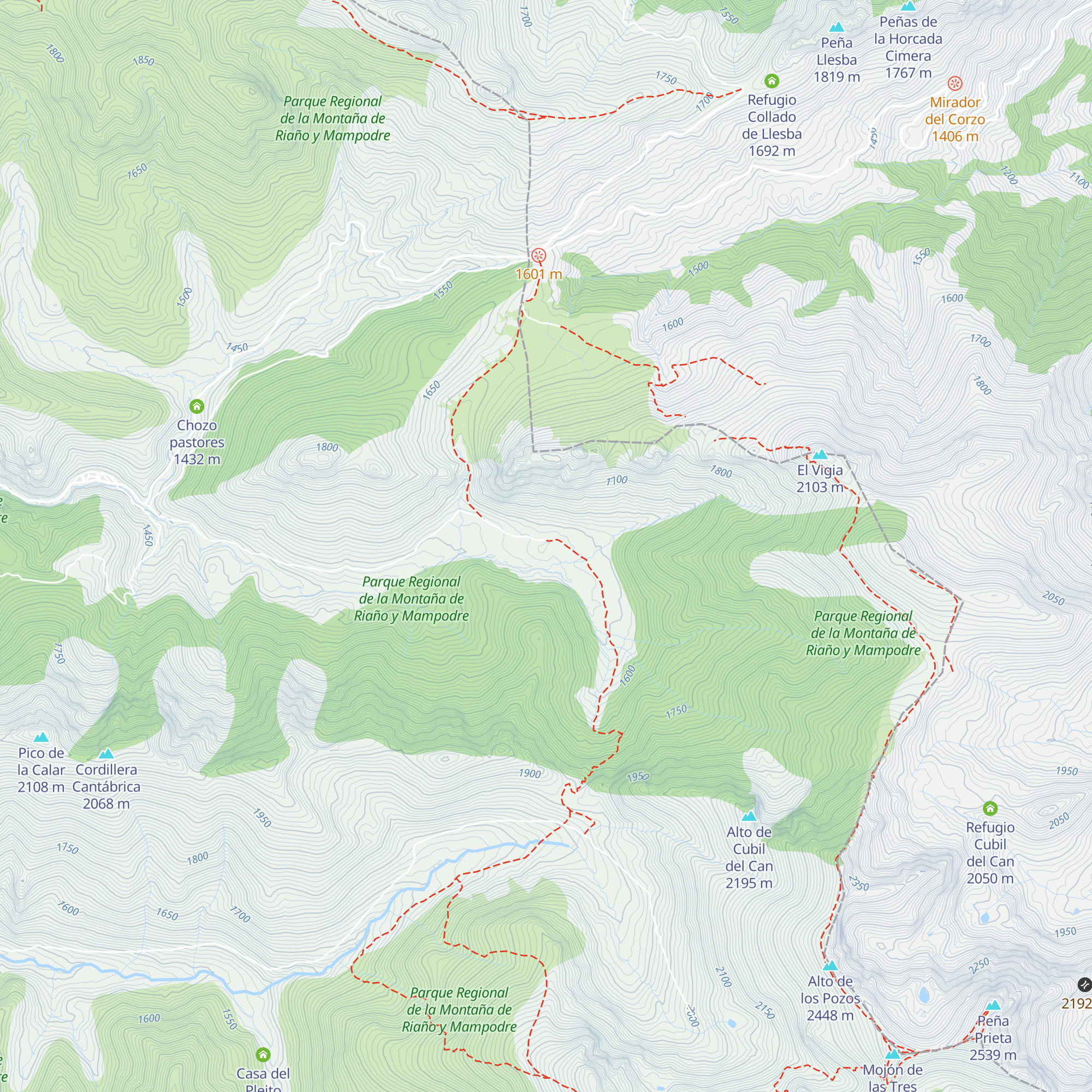 Cabaña Naranco map