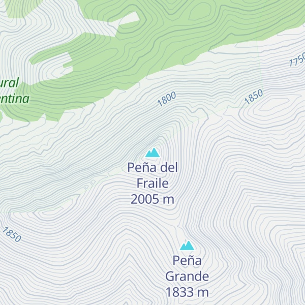 Map of Peña del Fraile