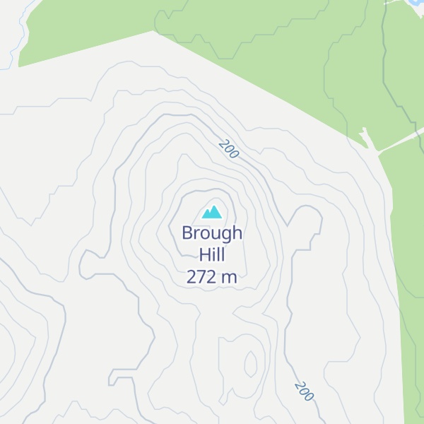 Map of Brough Hill