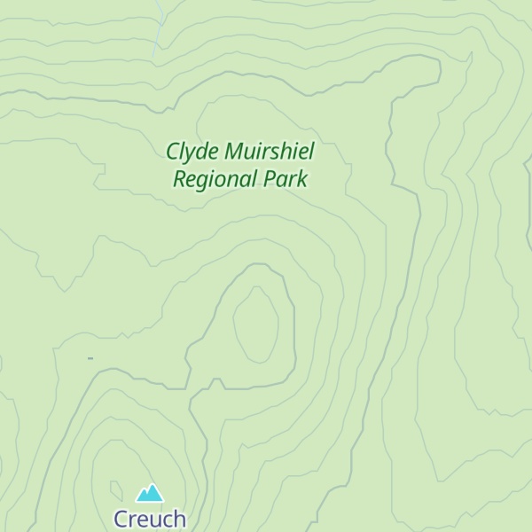 Map of Little Creuch Hill