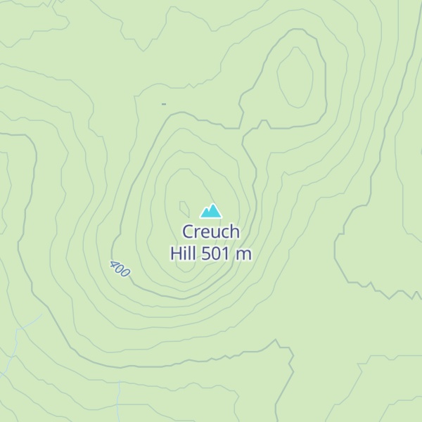 Map of Creuch Hill