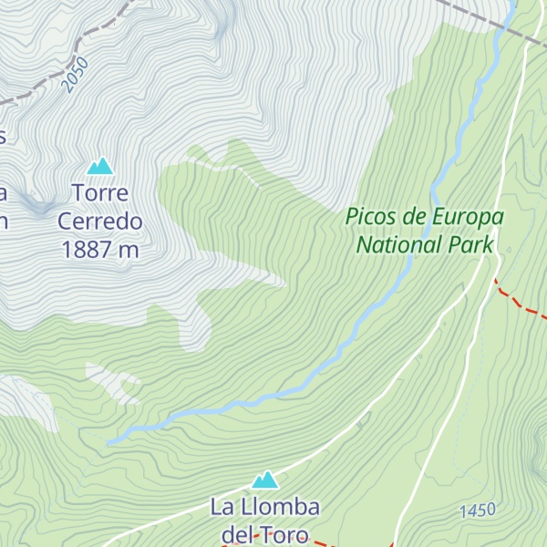 Map of Cuchilla del Alba