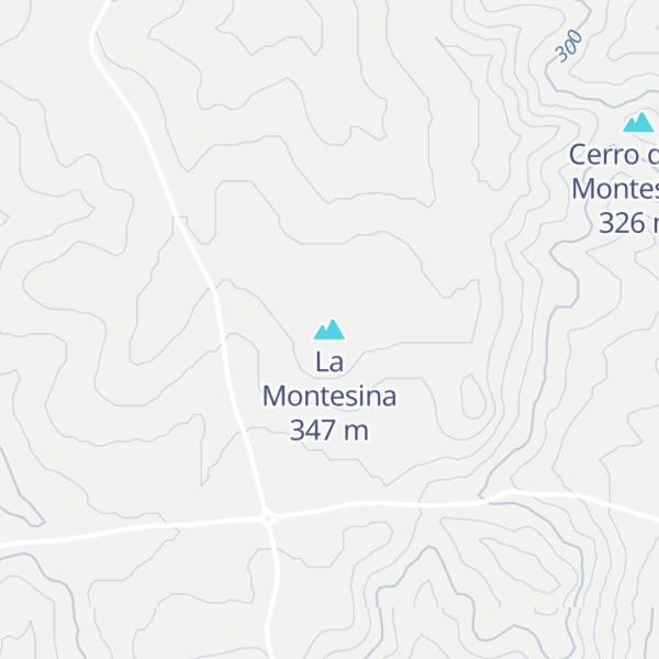 Map of La Montesina