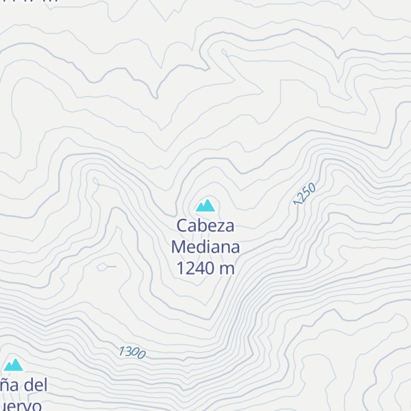 Map of Cabeza Mediana