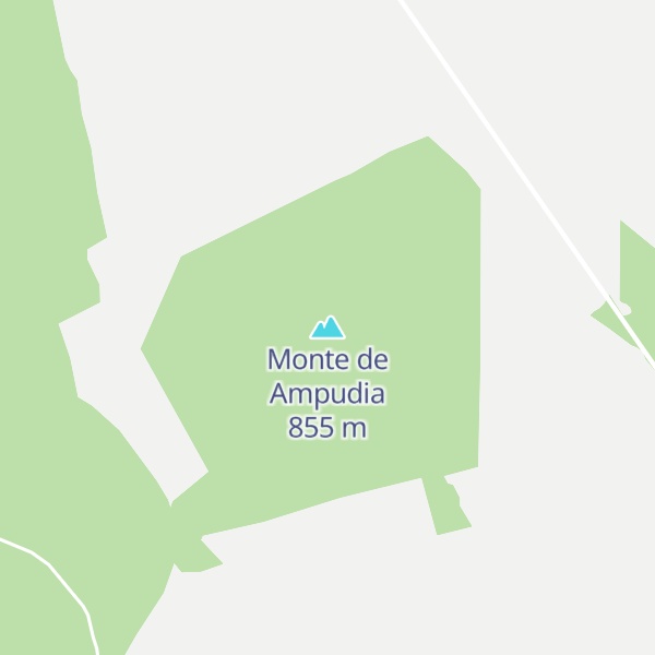 Map of Monte de Ampudia