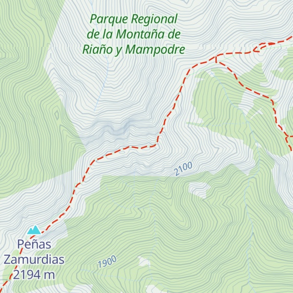 Map of Peñas Malas o Peñas Pintas