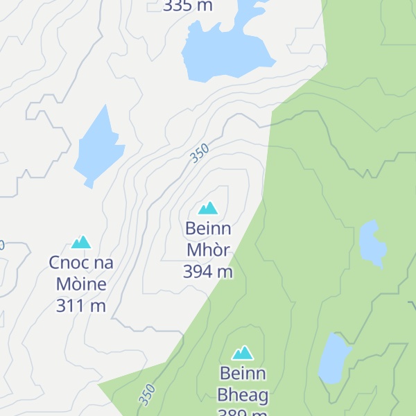 Map of Beinn Mhòr