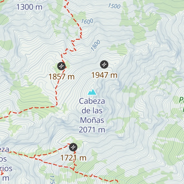 Map of Cabeza de las Moñas