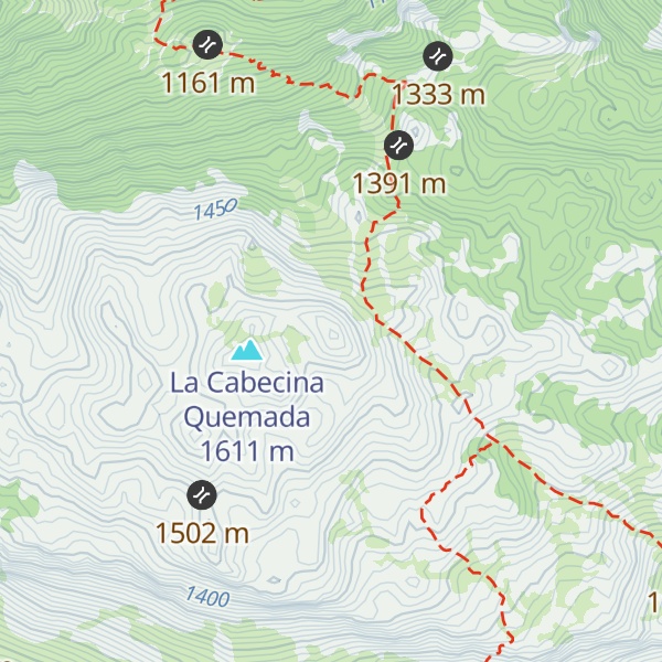 Map of La Cabeza la Mesa