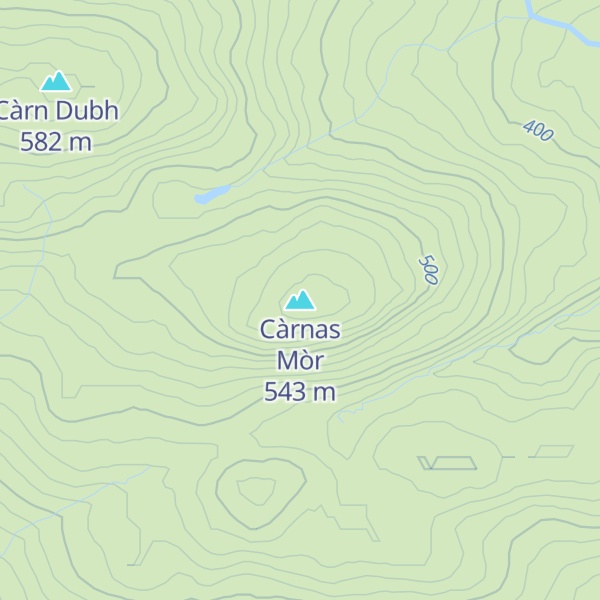 Map of Càrnas Mòr