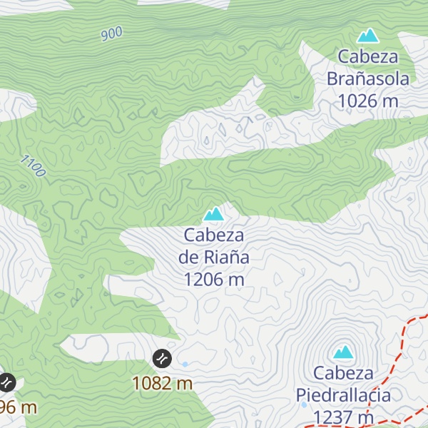 Map of Cabeza de Riaña