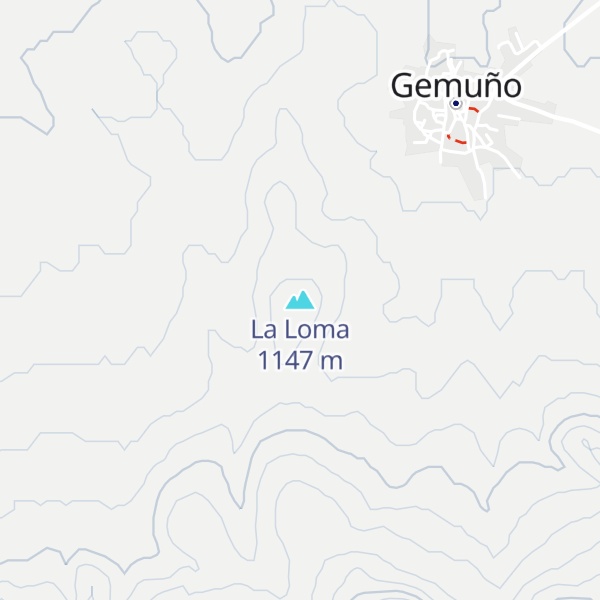 Map of La Loma