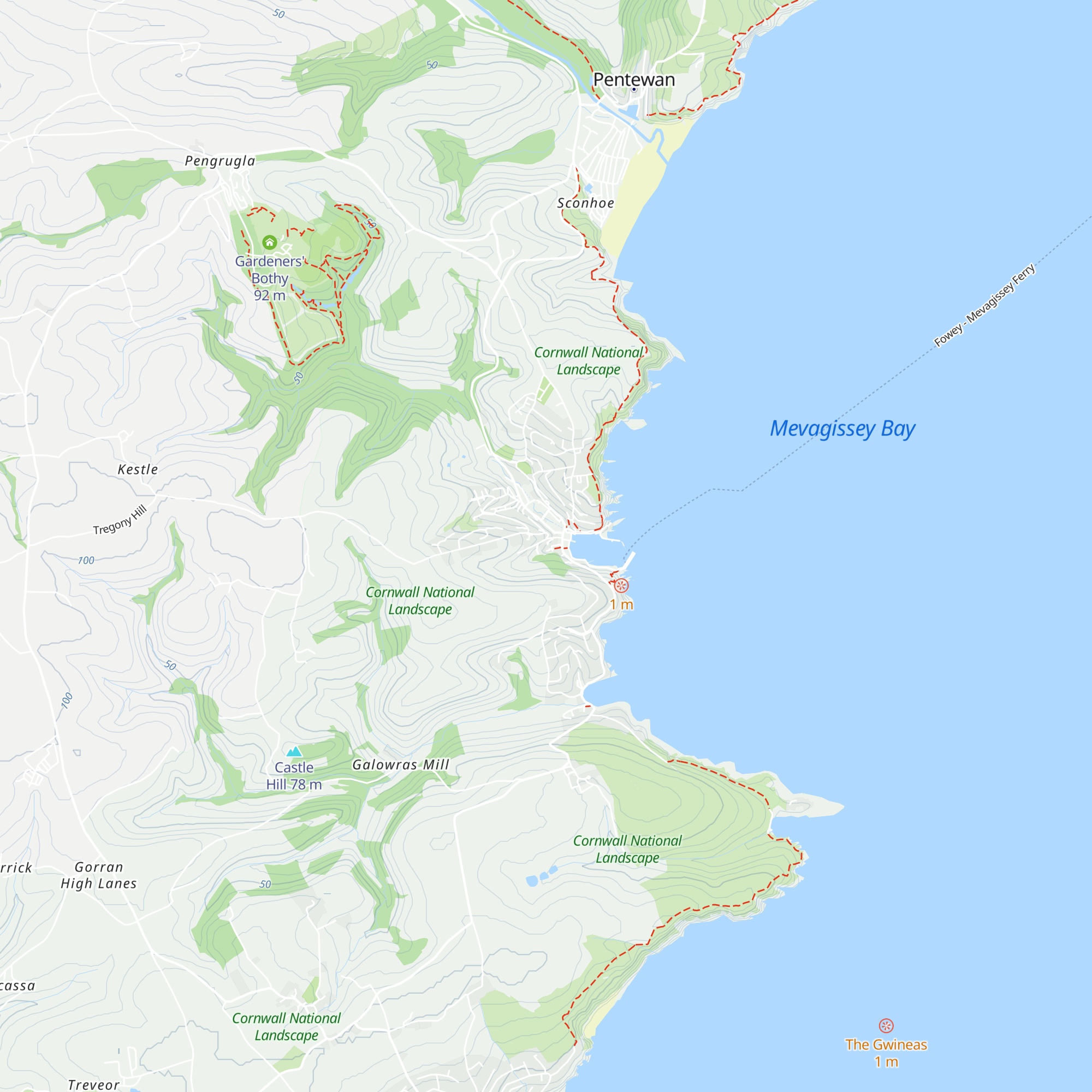 Fisherman's Bothy map