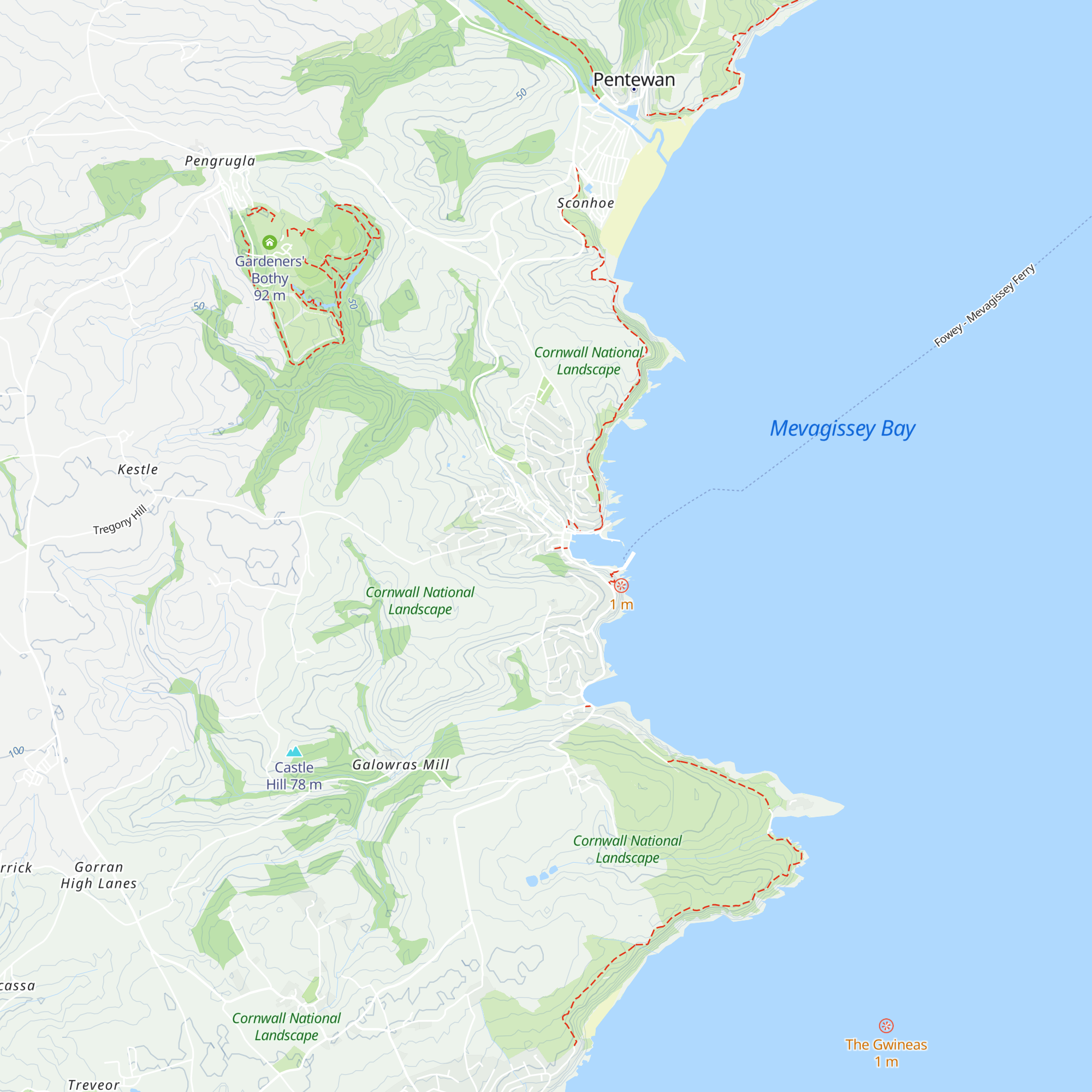 Fisherman's Bothy map