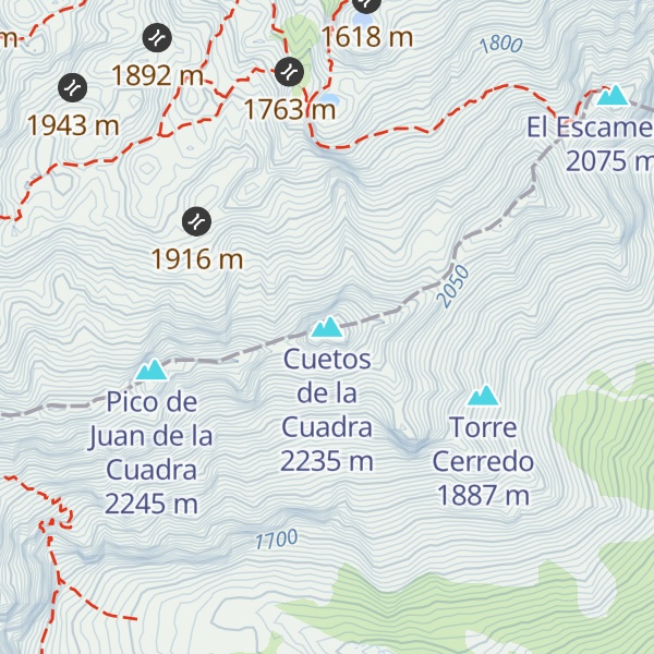 Map of Cuetos de la Cuadra