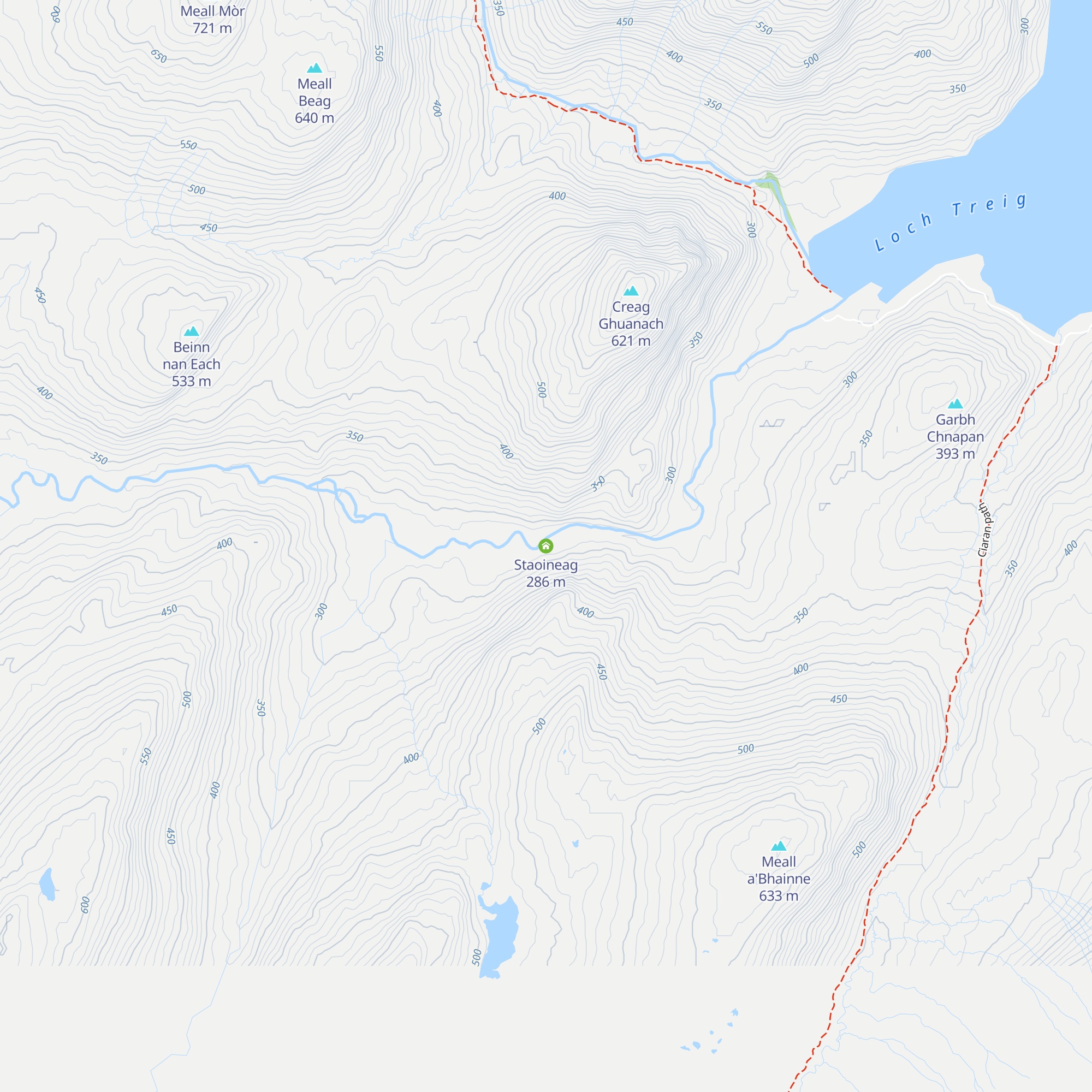 Staoineag map