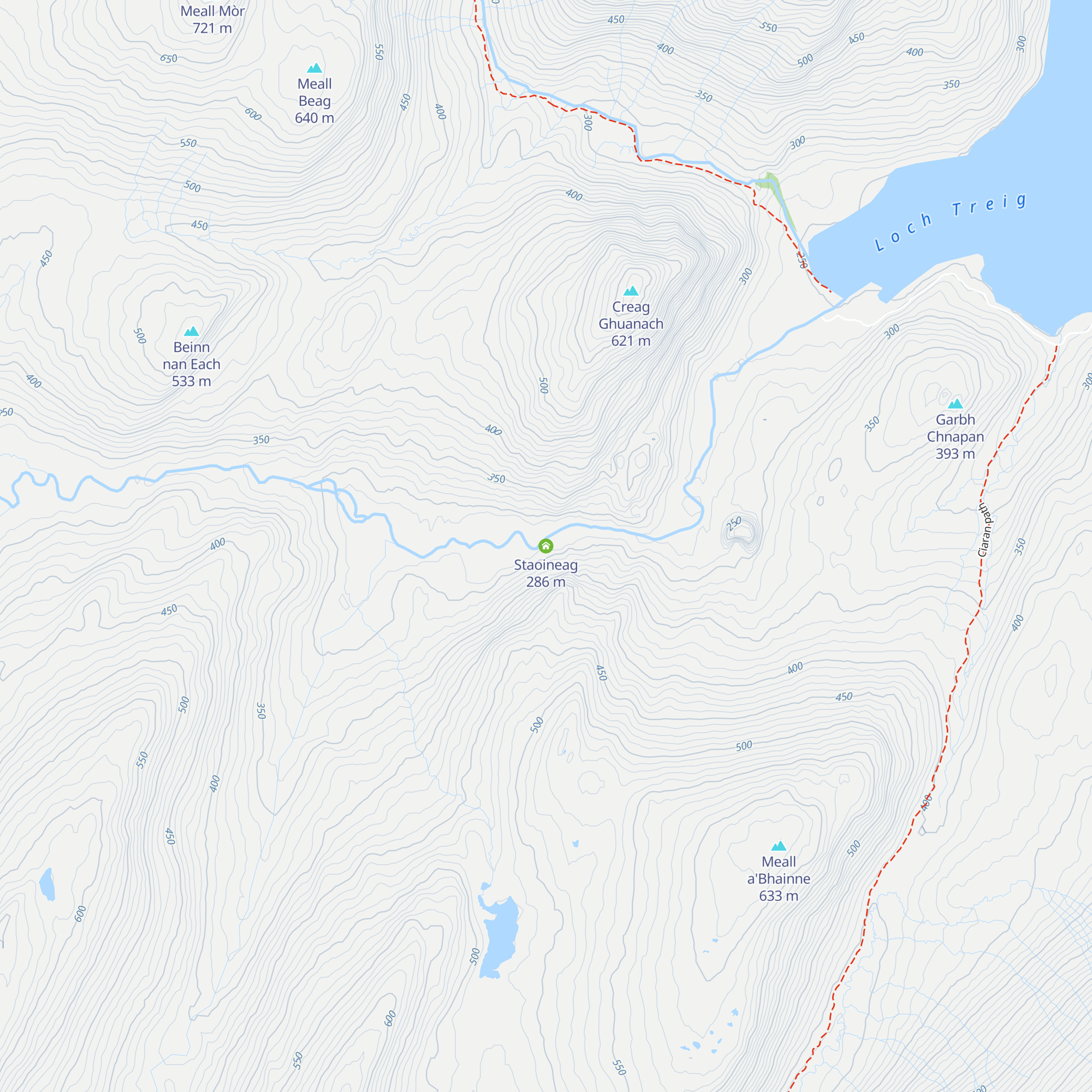 Staoineag map