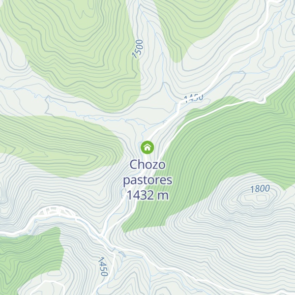 Map of Chozo pastores