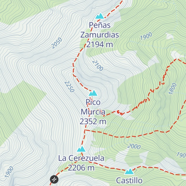 Map of Pico Murcia