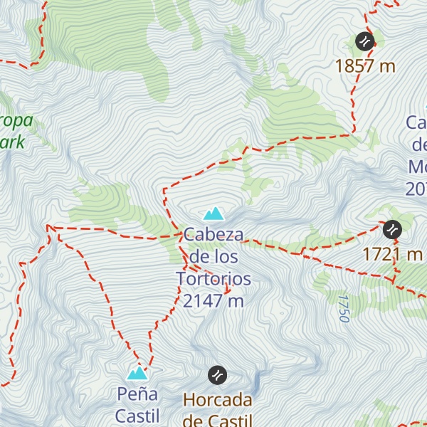 Map of Cabeza de los Tortorios
