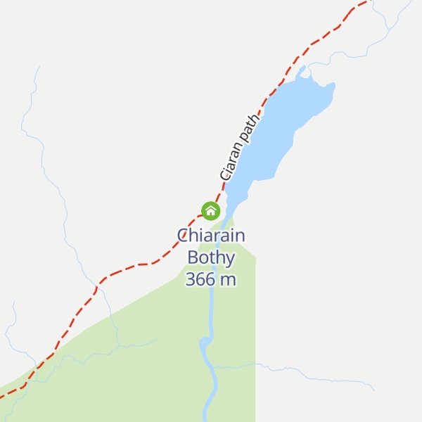 Map of Chiarain Bothy
