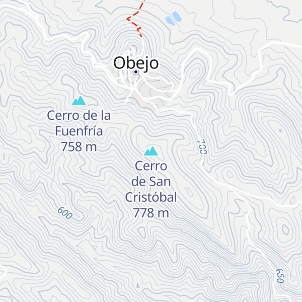 Map of Cerro de San Cristóbal