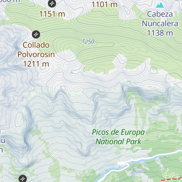 Map of Cabeza Llamedu