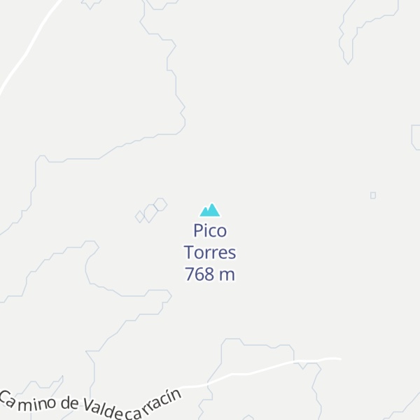 Map of Pico Torres