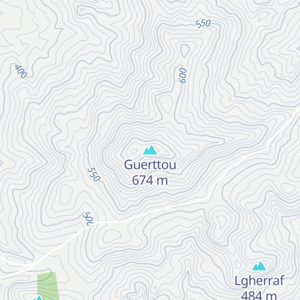Map of Guerttou