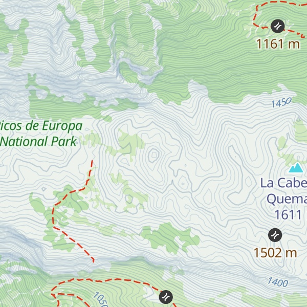 Map of Cueto Redondo