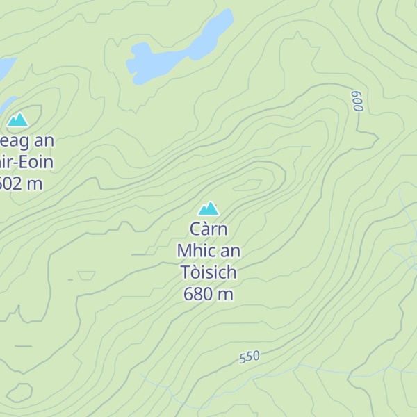 Map of Càrn Mhic an Tòisich