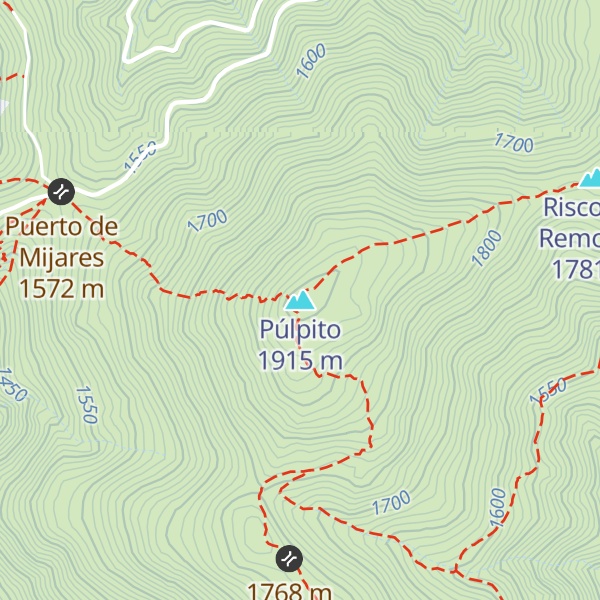 Map of Púlpito