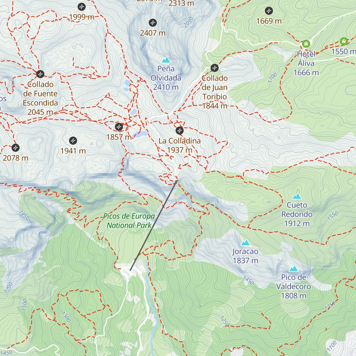 El Cable map