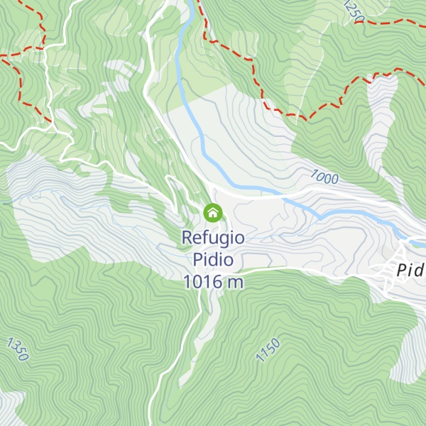 Map of Refugio Pidio