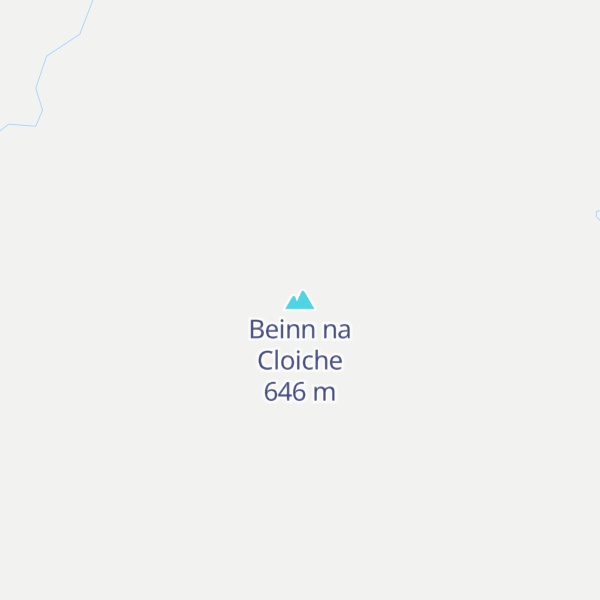 Map of Beinn na Cloiche