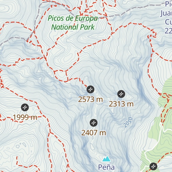 Map of Peña Vieja