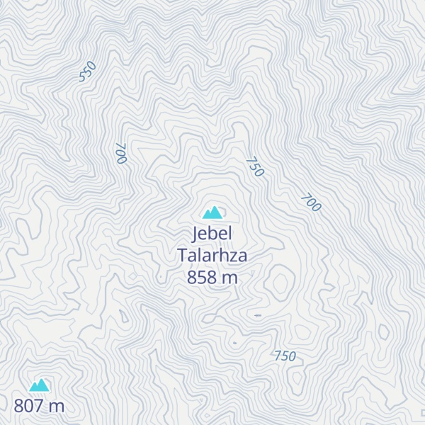 Map of Jebel Talarhza