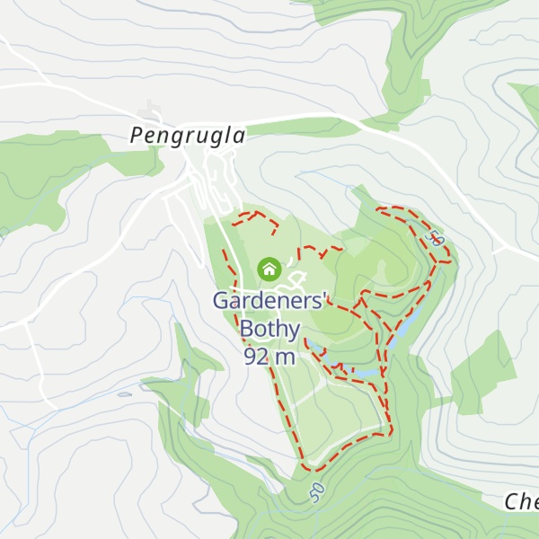 Map of Gardeners' Bothy
